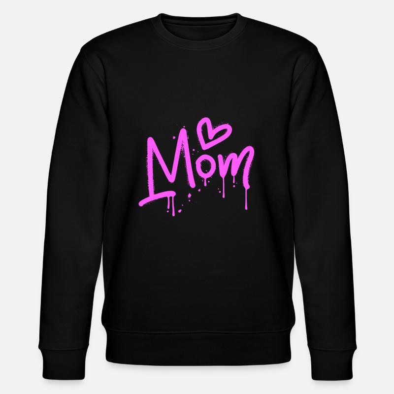 Mutterliebe Graffiti - Stanley/Stella Unisex Bio-Sweatshirt CHANGER  - Schwarz