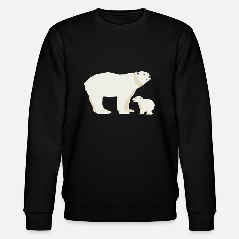 Wildtiere - Stanley/Stella Unisex Bio-Sweatshirt CHANGER  - Schwarz