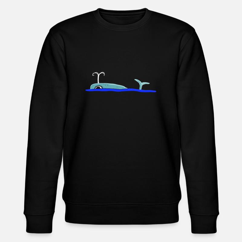 Baleine - Sweat bio CHANGER Stanley/Stella Unisexe - noir