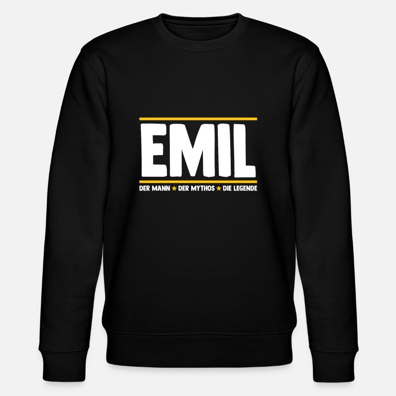 Emil - Stanley/Stella Unisex Bio-Sweatshirt CHANGER  - Schwarz