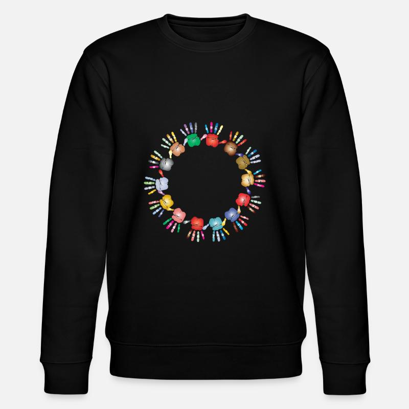 Hände - Stanley/Stella Unisex Bio-Sweatshirt CHANGER  - Schwarz