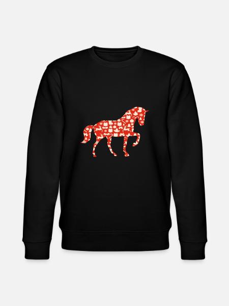 Christmas horse Christmas horse - Stanley/Stella CHANGER Unisex Organic Sweatshirt - black