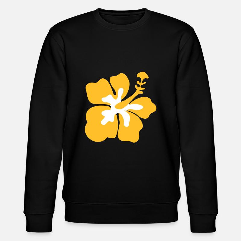 Hibiskus Fleur Hawaï fleur - Sweat bio CHANGER Stanley/Stella Unisexe - noir