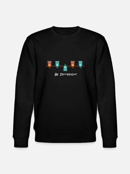 Be different - Stanley/Stella CHANGER Unisex Organic Sweatshirt - black