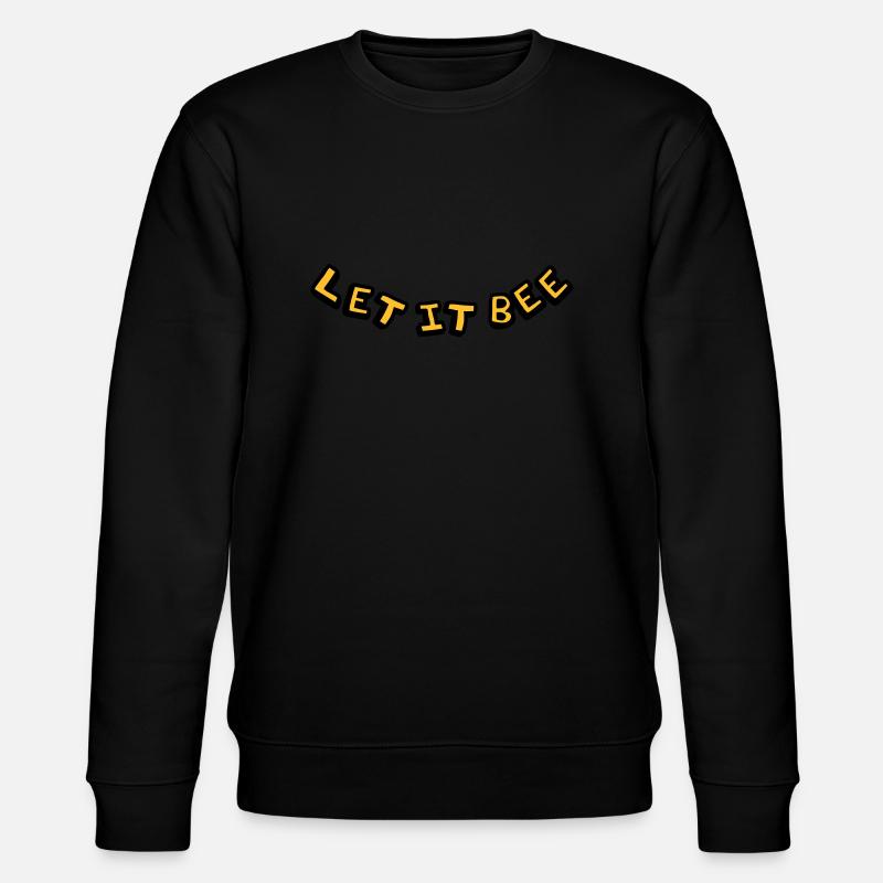 Let It Be Imker Logo - Stanley/Stella CHANGER Unisex Organic Sweatshirt - black