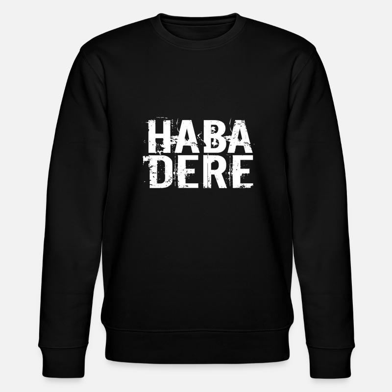 HABA DERE - Stanley/Stella Unisex Bio-Sweatshirt CHANGER  - Schwarz