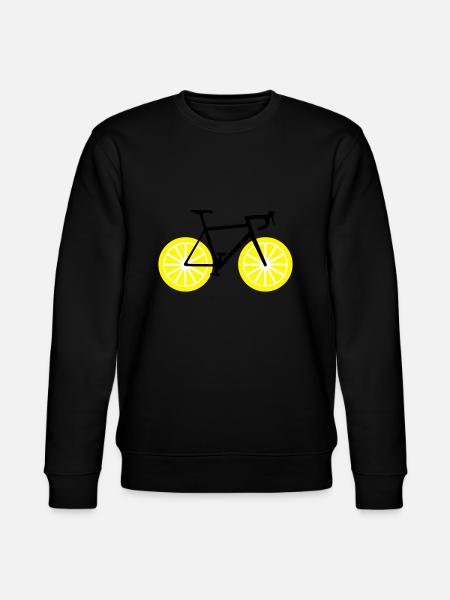 Lemon bike - Stanley/Stella CHANGER Unisex Organic Sweatshirt - black