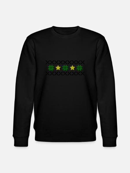 Norway Pattern - Stanley/Stella CHANGER Unisex Organic Sweatshirt - black