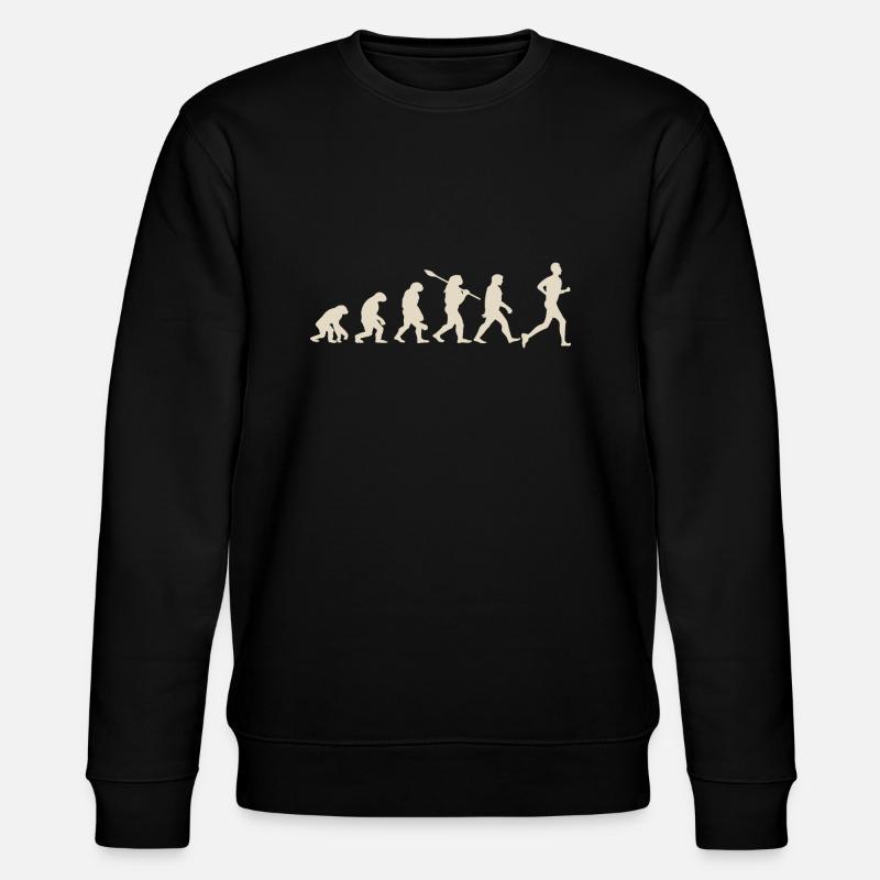 Evolution du marathon - Sweat bio CHANGER Stanley/Stella Unisexe - noir