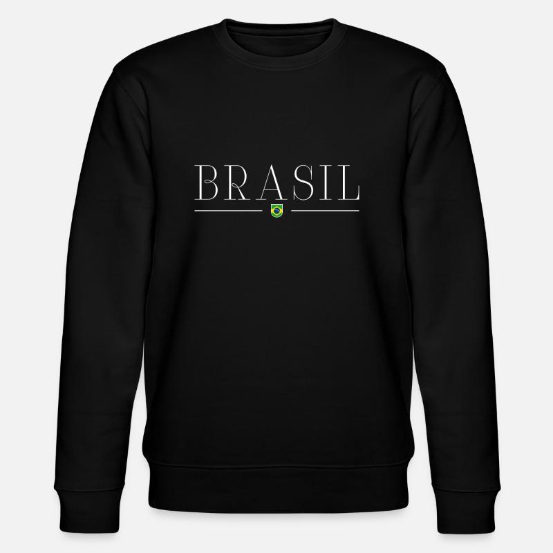 Ich liebe Brasilien - Stanley/Stella Unisex Bio-Sweatshirt CHANGER  - Schwarz