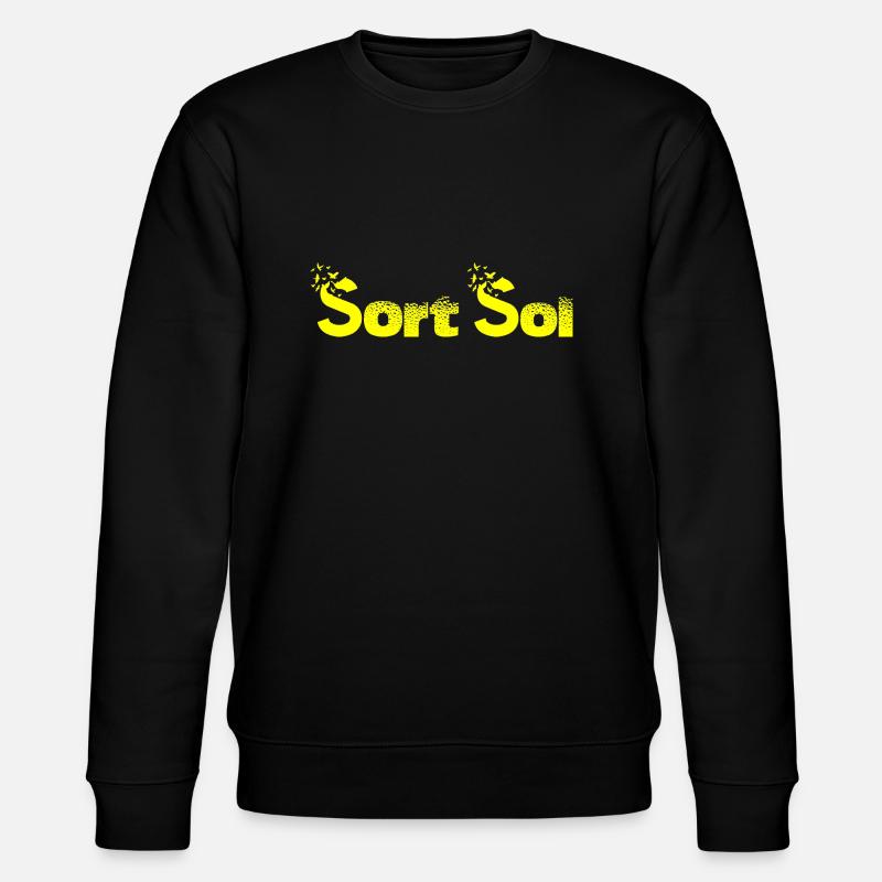 schwarze Sonne Motiv - Stanley/Stella Unisex Bio-Sweatshirt CHANGER  - Schwarz