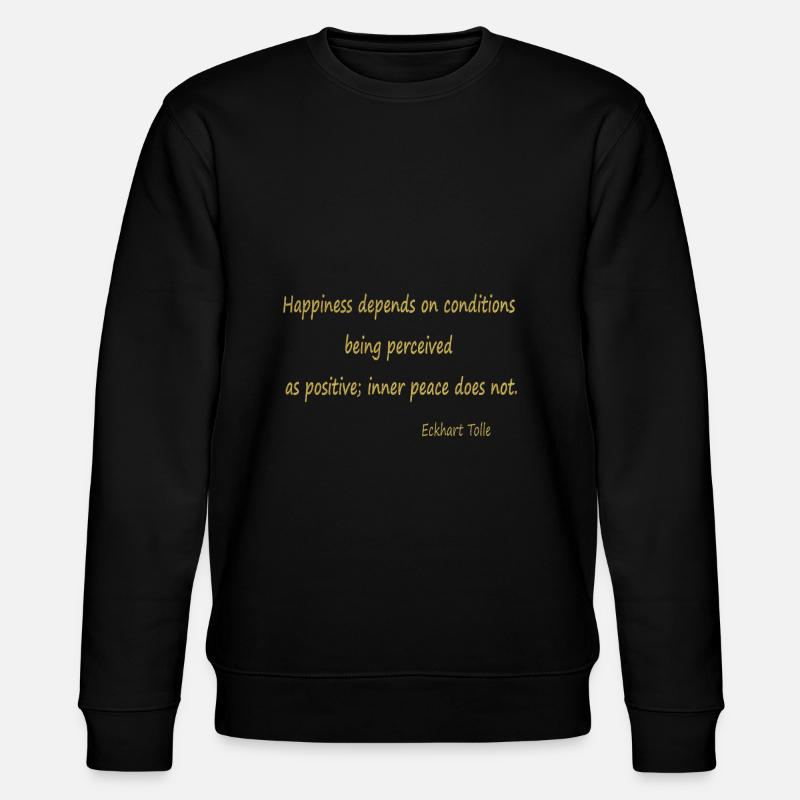 Bonheur - Sweat bio CHANGER Stanley/Stella Unisexe - noir
