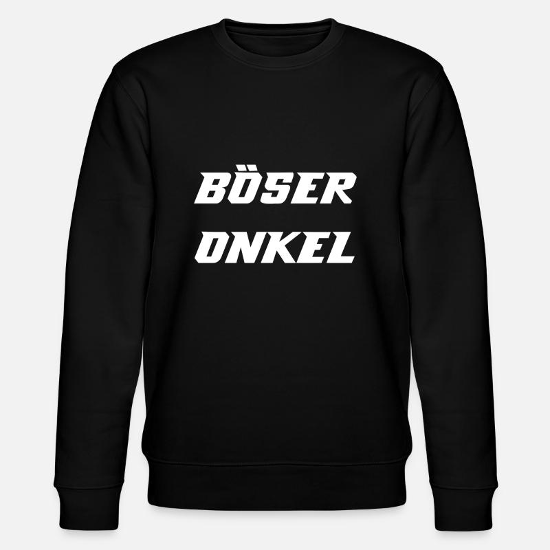 Böser Onkel - Stanley/Stella Unisex Bio-Sweatshirt CHANGER  - Schwarz