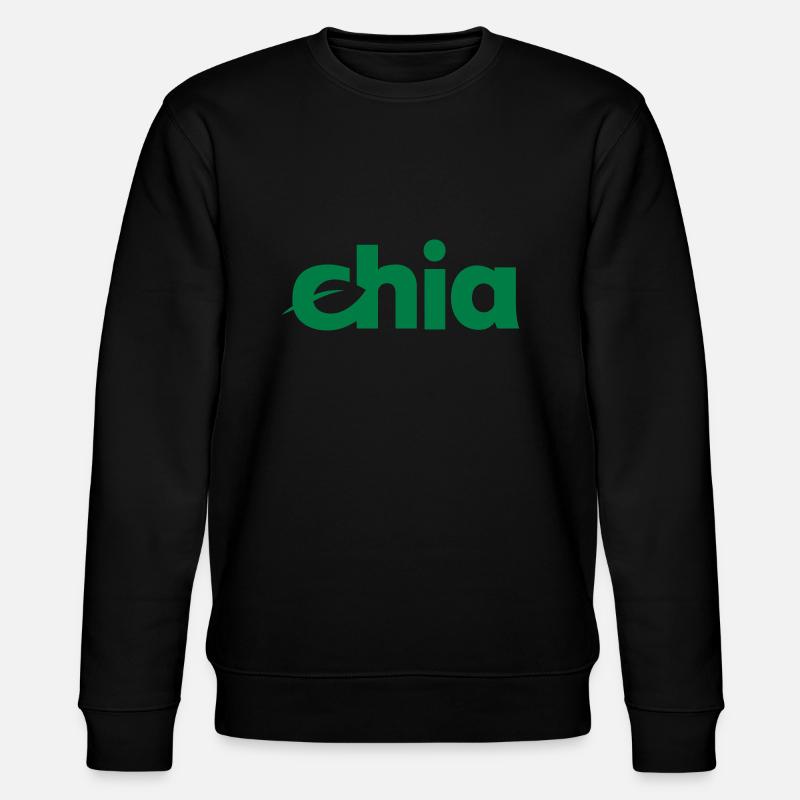 Chia Network XCH - Stanley/Stella Unisex Bio-Sweatshirt CHANGER  - Schwarz