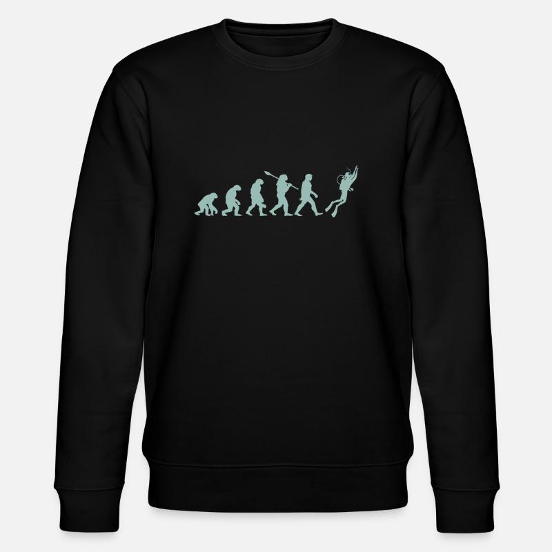 Evolution plongée - Sweat bio CHANGER Stanley/Stella Unisexe - noir