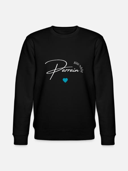 Bientôt parrain - Sweat bio CHANGER Stanley/Stella Unisexe - noir