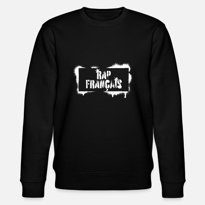 French rap Graffiti Urbain - Stanley/Stella CHANGER Unisex Organic Sweatshirt - black