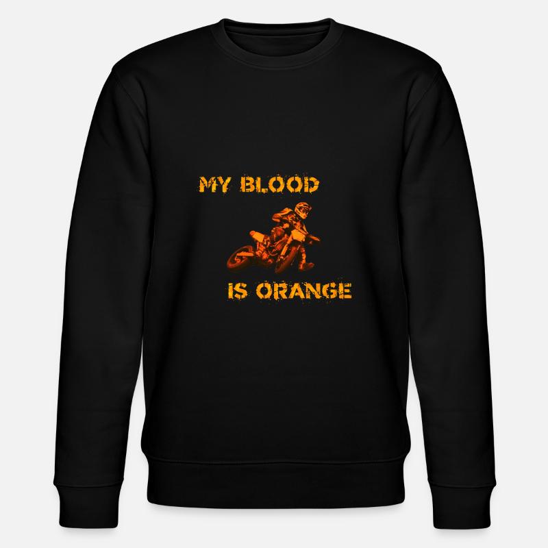 Mon sang est orange - Sweat bio CHANGER Stanley/Stella Unisexe - noir