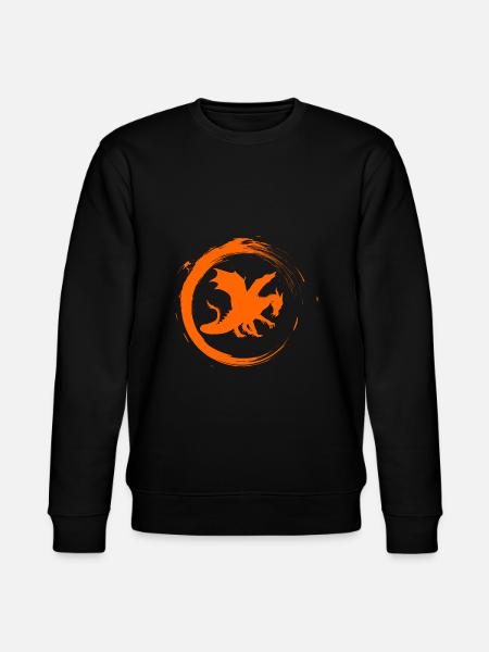 Drache - Stanley/Stella Unisex Bio-Sweatshirt CHANGER - Schwarz