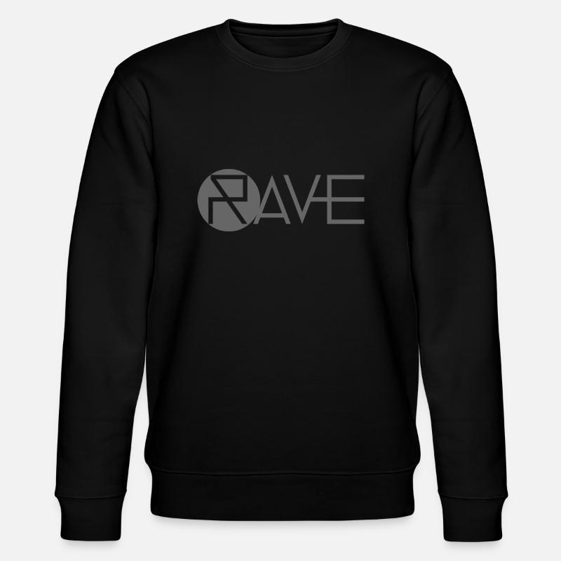 rave - Stanley/Stella CHANGER Unisex Organic Sweatshirt - black