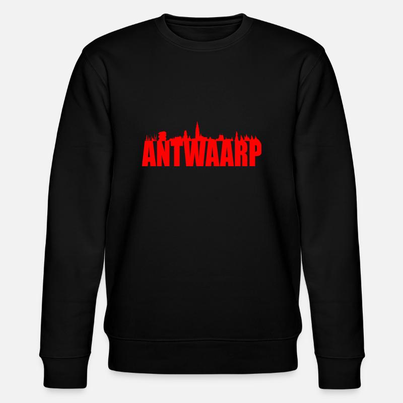 Antwaarp Red - Stanley/Stella Unisex Bio-Sweatshirt CHANGER  - Schwarz