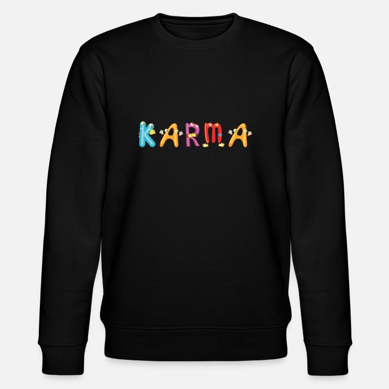 Karma - Stanley/Stella Unisex Bio-Sweatshirt CHANGER  - Schwarz