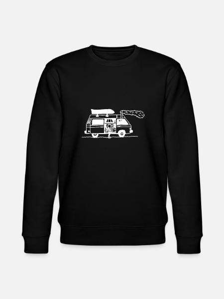 Travel adventure travel freedom - Stanley/Stella CHANGER Unisex Organic Sweatshirt - black