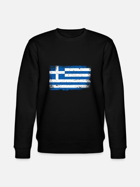 Drapeau de la grèce - Sweat bio CHANGER Stanley/Stella Unisexe - noir