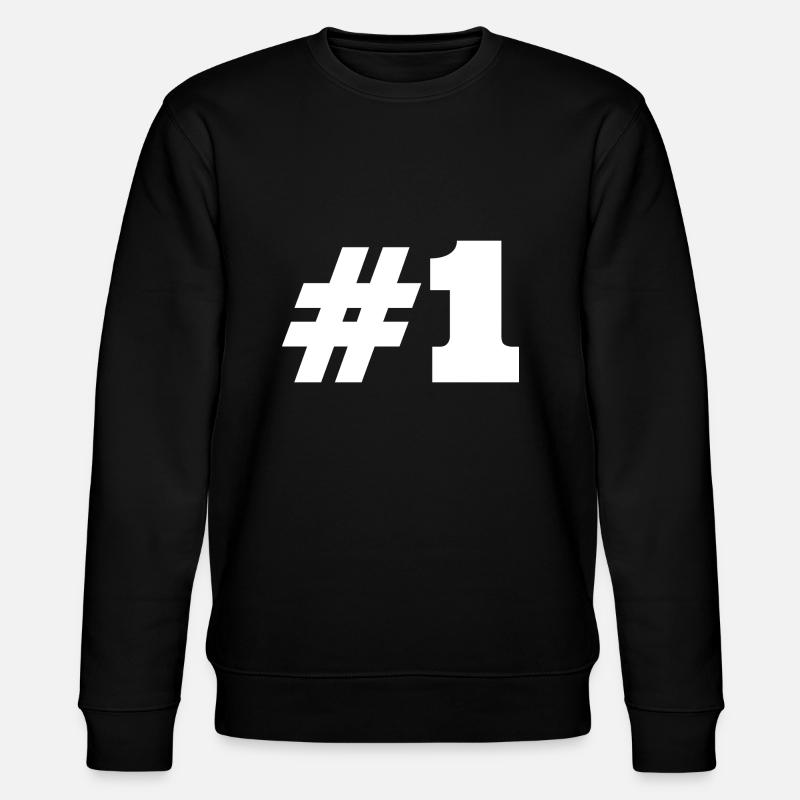#1 Numéro 1 - Sweat bio CHANGER Stanley/Stella Unisexe - noir