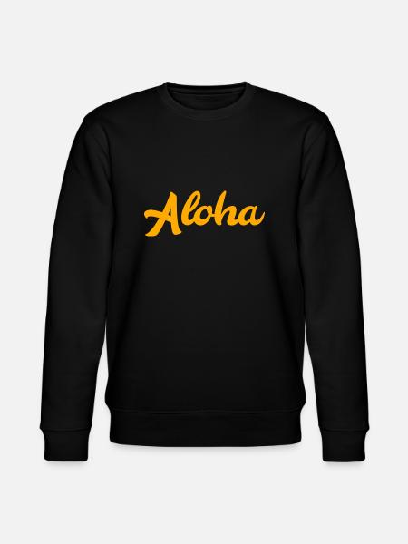 Aloha - Stanley/Stella Unisex Bio-Sweatshirt CHANGER  - Schwarz
