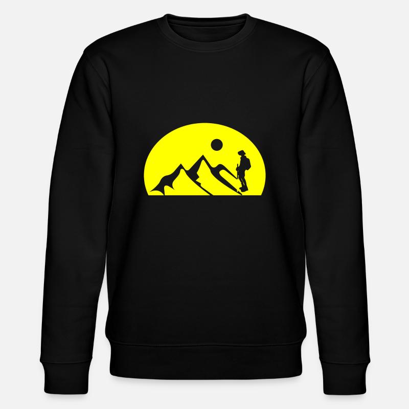 climbing - Stanley/Stella CHANGER Unisex Organic Sweatshirt - black