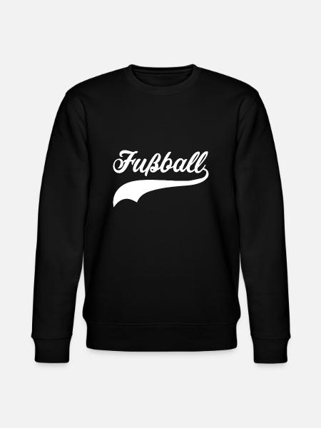 fußball swoosh - Stanley/Stella Unisex Bio-Sweatshirt CHANGER  - Schwarz
