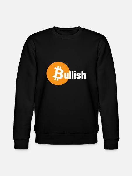 Bitcoin Bullish - Stanley/Stella CHANGER Unisex Organic Sweatshirt - black