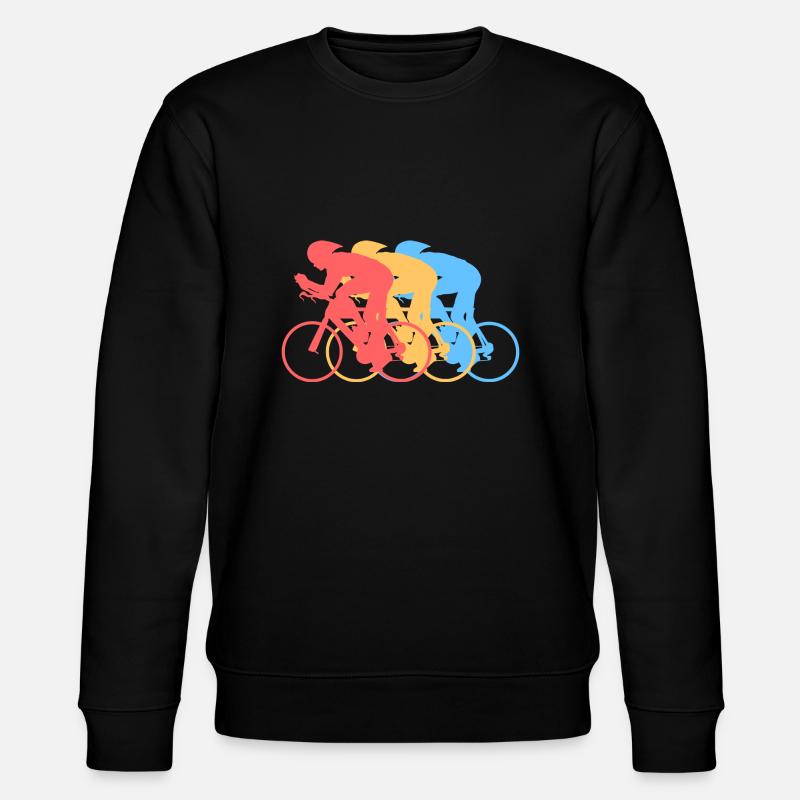 Fahrrad - Stanley/Stella Unisex Bio-Sweatshirt CHANGER  - Schwarz
