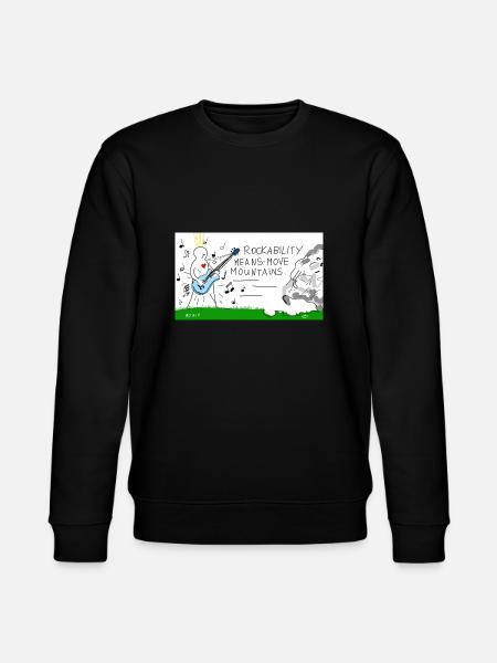 Rockability means move mountains. - Stanley/Stella CHANGER Unisex Organic Sweatshirt - black