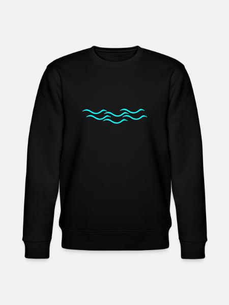 wasser - Stanley/Stella Unisex Bio-Sweatshirt CHANGER - Schwarz