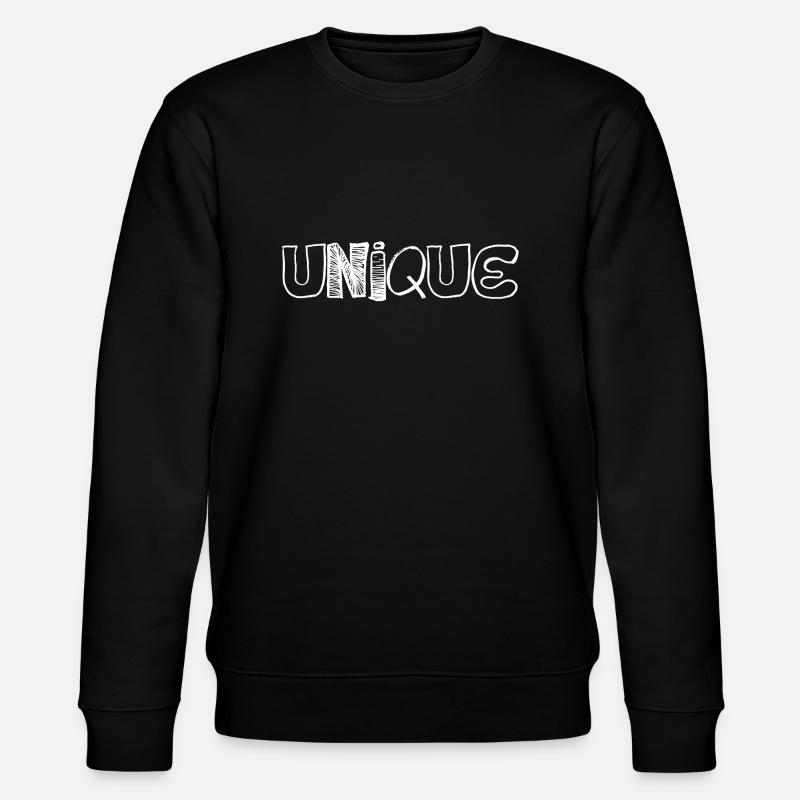 Einzigartig - Stanley/Stella Unisex Bio-Sweatshirt CHANGER  - Schwarz