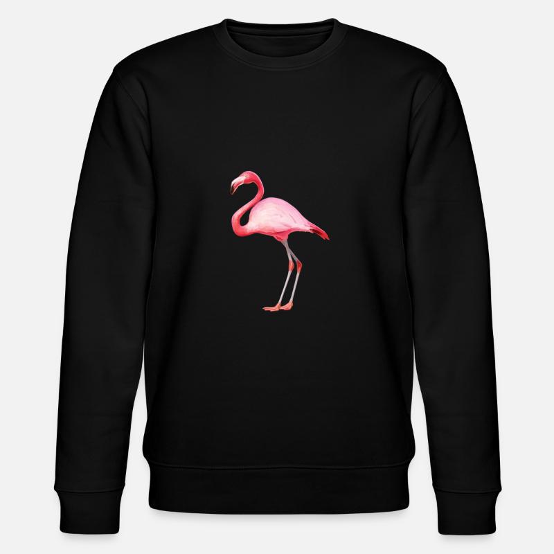 flamingo - Stanley/Stella Unisex Bio-Sweatshirt CHANGER  - Schwarz