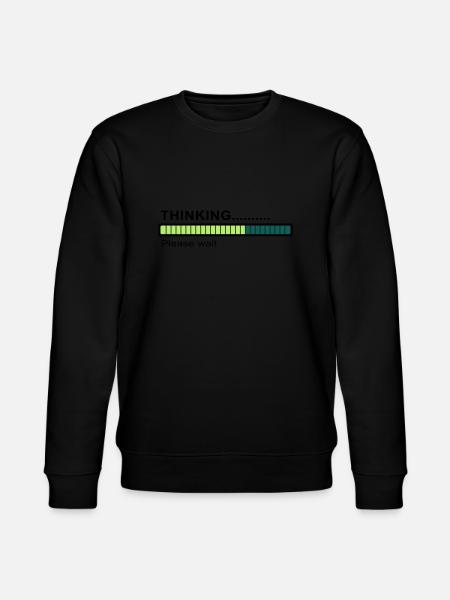 Thinking... - Stanley/Stella Unisex Bio-Sweatshirt CHANGER  - Schwarz
