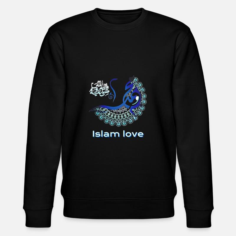 ISLAM LIEBE - Stanley/Stella Unisex Bio-Sweatshirt CHANGER  - Schwarz
