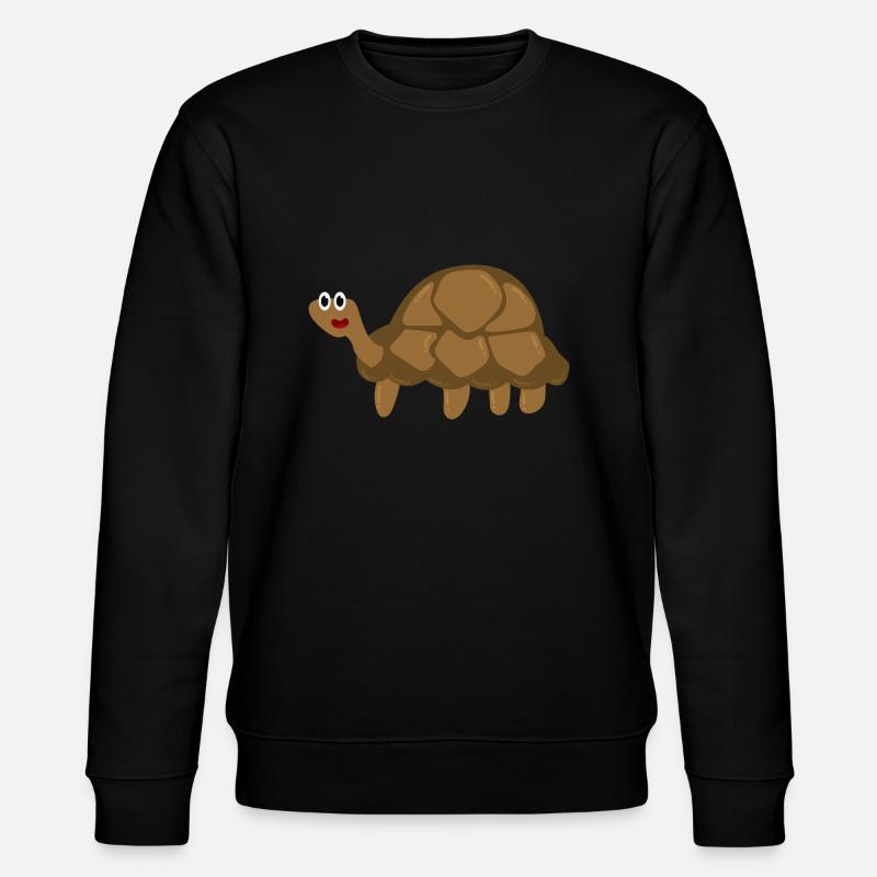 Schildkröte - Stanley/Stella Unisex Bio-Sweatshirt CHANGER  - Schwarz