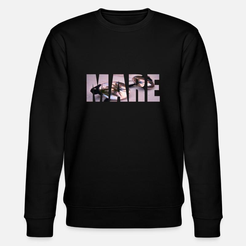 mare -Sonnebrille - Palmen - Stanley/Stella Unisex Bio-Sweatshirt CHANGER  - Schwarz