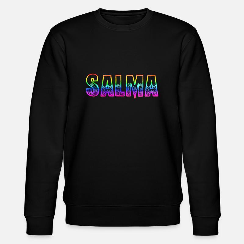 salma rs regenbogen - Stanley/Stella Unisex Bio-Sweatshirt CHANGER  - Schwarz