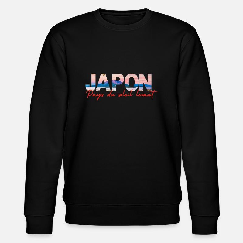 Japanisch - Stanley/Stella Unisex Bio-Sweatshirt CHANGER  - Schwarz