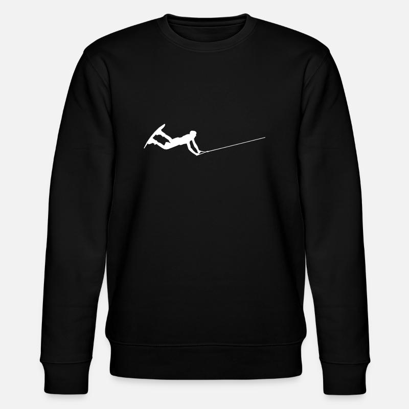 Wakeboarder WHITE/black - Stanley/Stella Unisex Bio-Sweatshirt CHANGER  - Schwarz