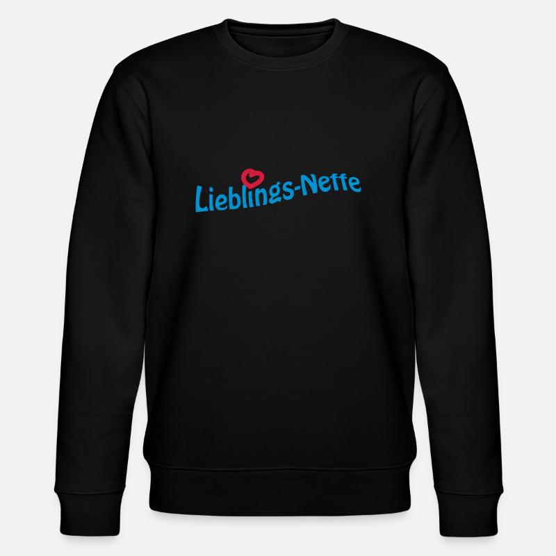 Lieblingsneffe - Stanley/Stella Unisex Bio-Sweatshirt CHANGER  - Schwarz