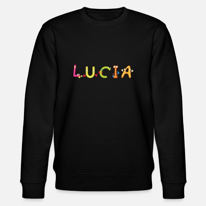 Lucia - Stanley/Stella Unisex Bio-Sweatshirt CHANGER  - Schwarz