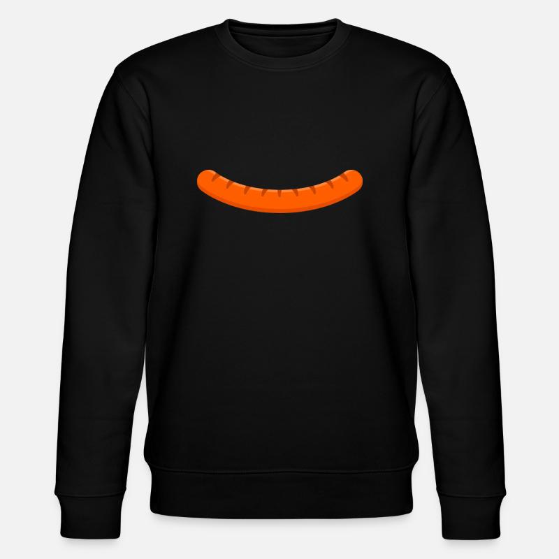 Saucisse grillée - Sweat bio CHANGER Stanley/Stella Unisexe - noir
