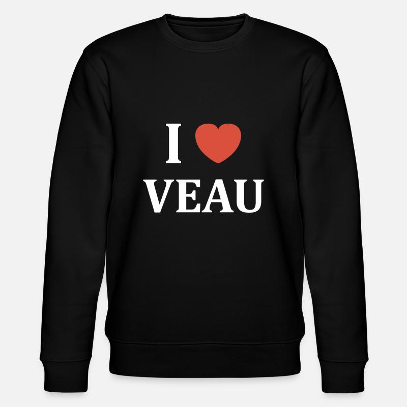 i love veau - Sweat bio CHANGER Stanley/Stella Unisexe - noir