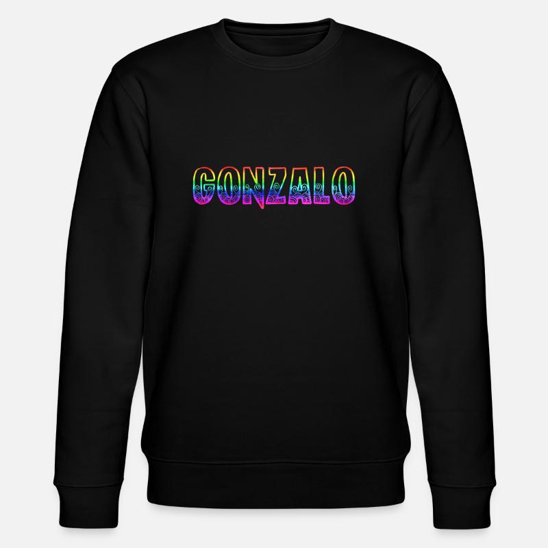 Gonzalo RS Arc-en-ciel - Sweat bio CHANGER Stanley/Stella Unisexe - noir
